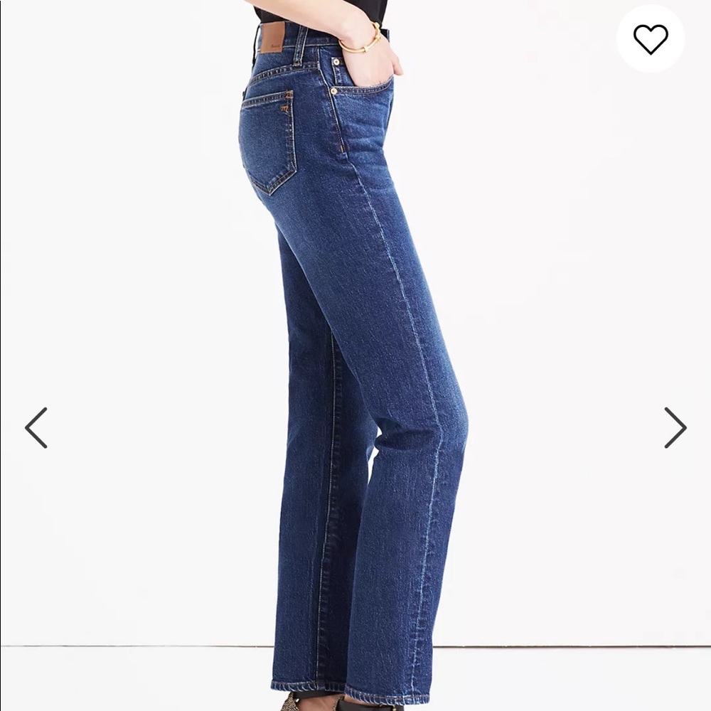 Madewell, Cruiser Straight Jeans. Size 28. Excellent condition.